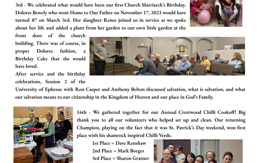 Crestwood Chronicle March 2024