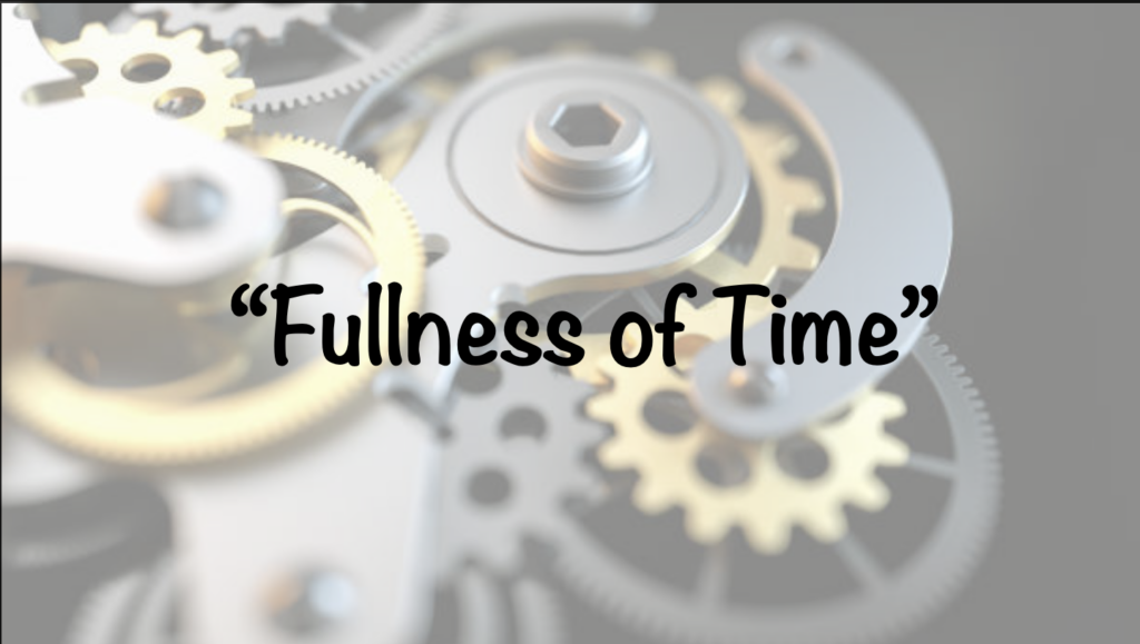 Fullness of Time Artwork for Fullness of Time