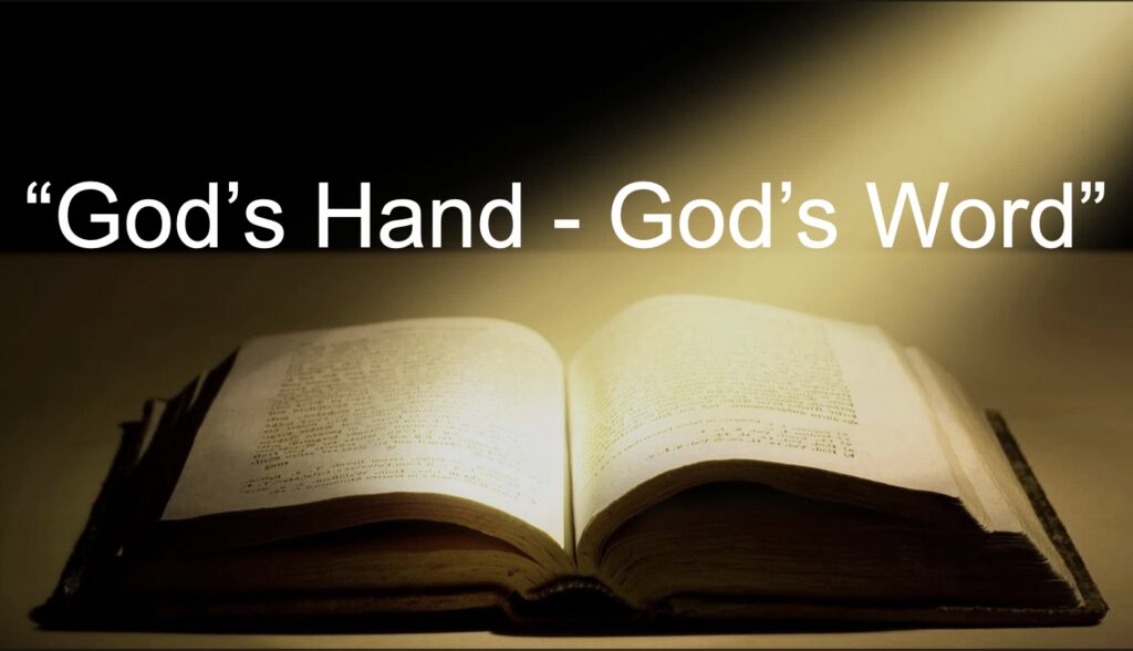 Gods Hand Gods Word Artwork for Gods Hand Gods Word