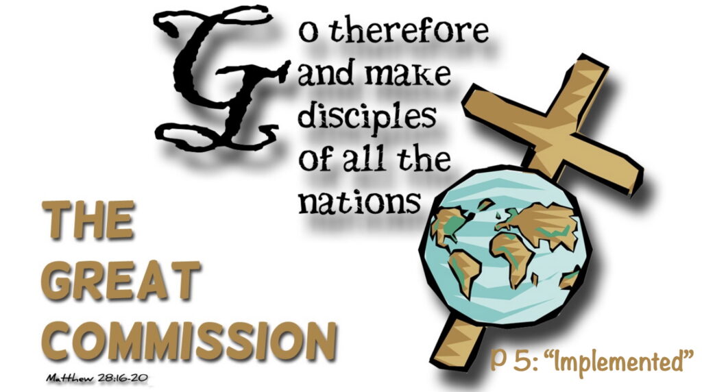 The Great Commission P5 Artwork for The Great Commission P5