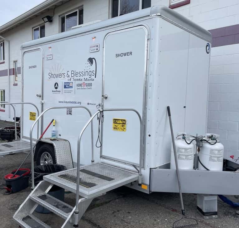 The Showers and Blessings mobile shower ministry