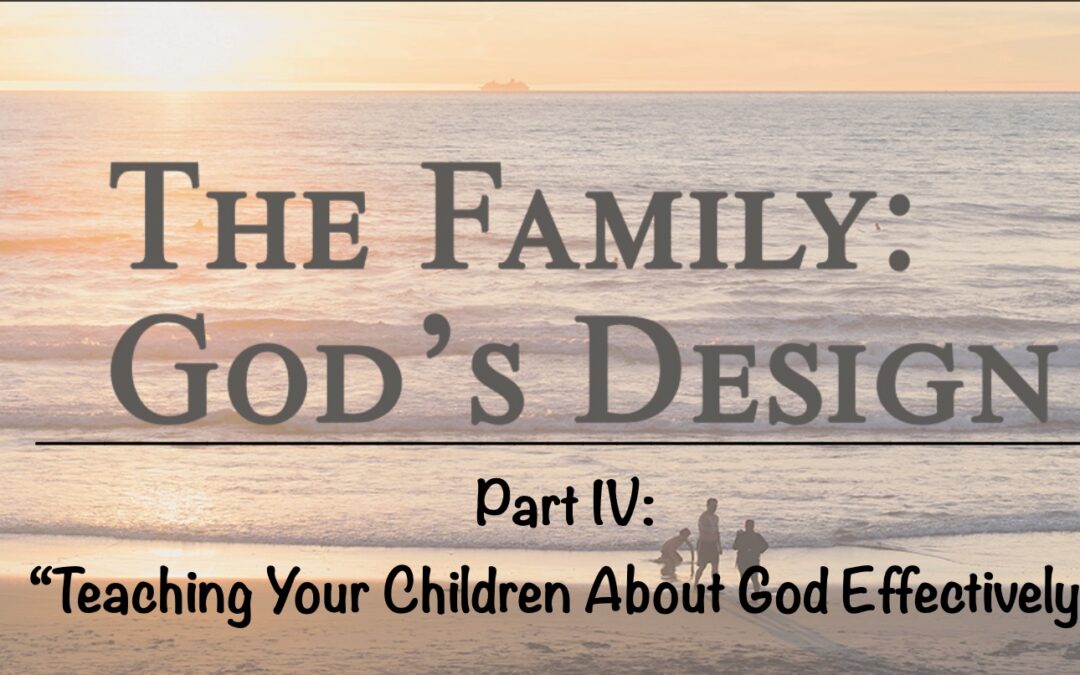 Teaching Children Effectively