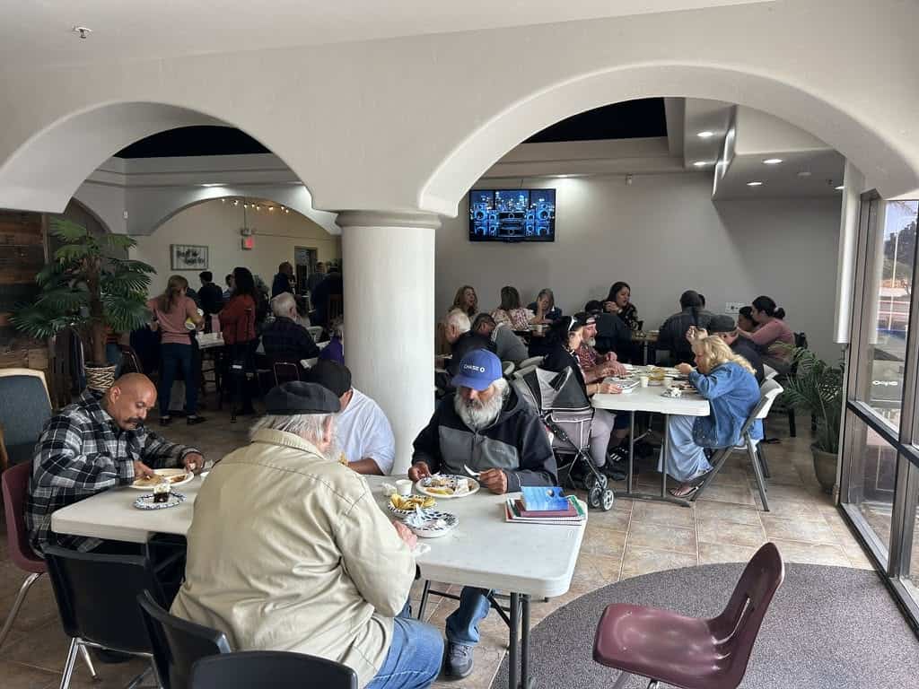Members of the Crestwood church family gathered for a luncheon
