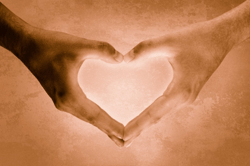 Hands forming a heart symbol
