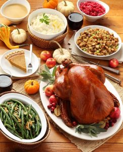 Artwork for All Church Thanksgiving Dinner and Birthday Party November 18th!